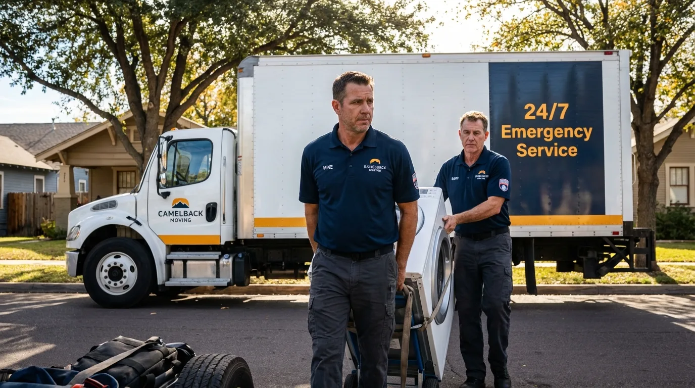 CamelBack Moving crew loading furniture in Joseph City, AZ